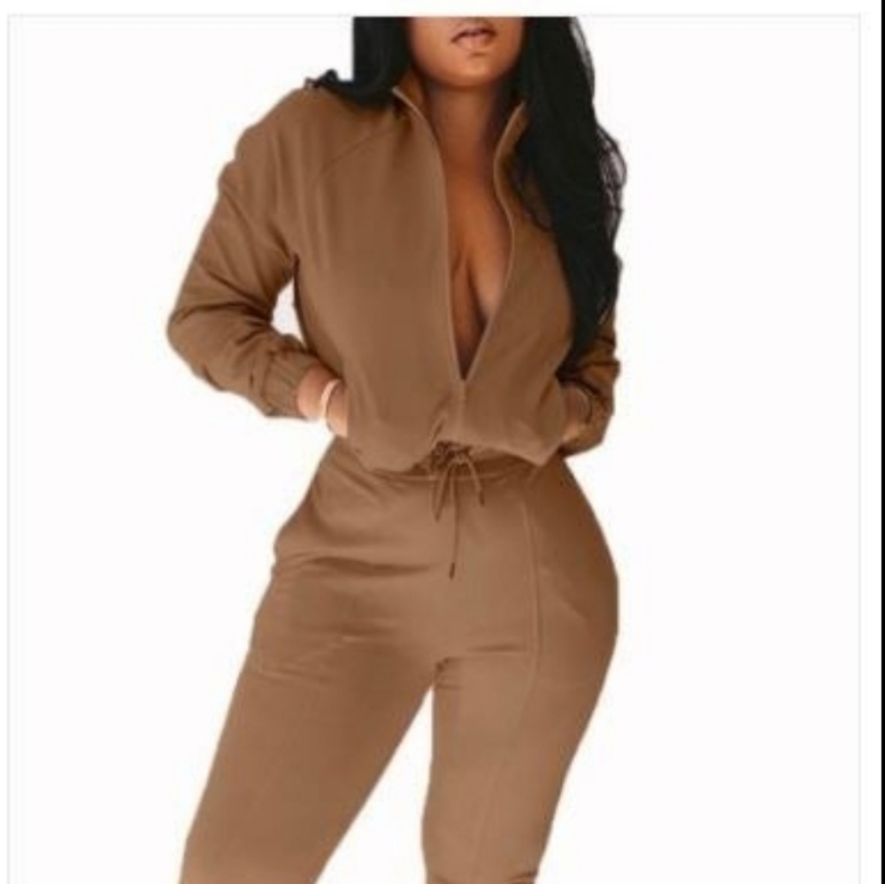 Mocha Jumpsuit